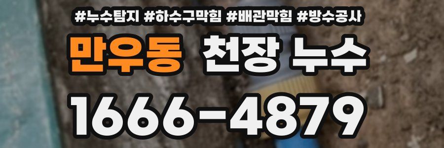 만우동 천장 누수