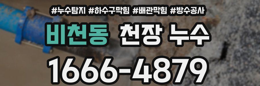 비천동 천장 누수