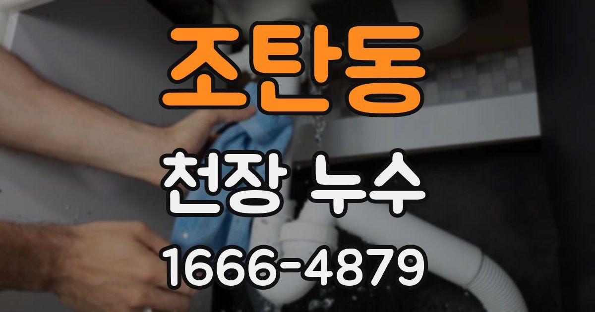 조탄동 천장 누수