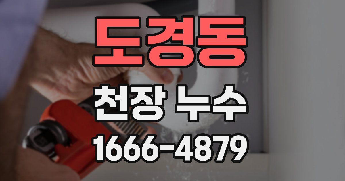 도경동 천장 누수