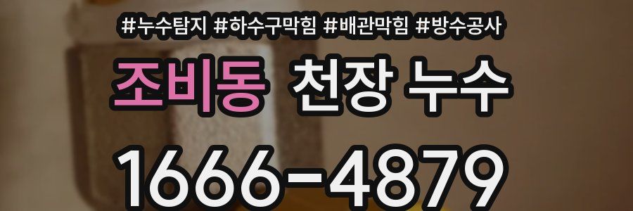 조비동 천장 누수