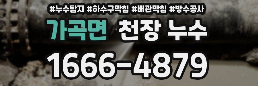 가곡면 천장 누수