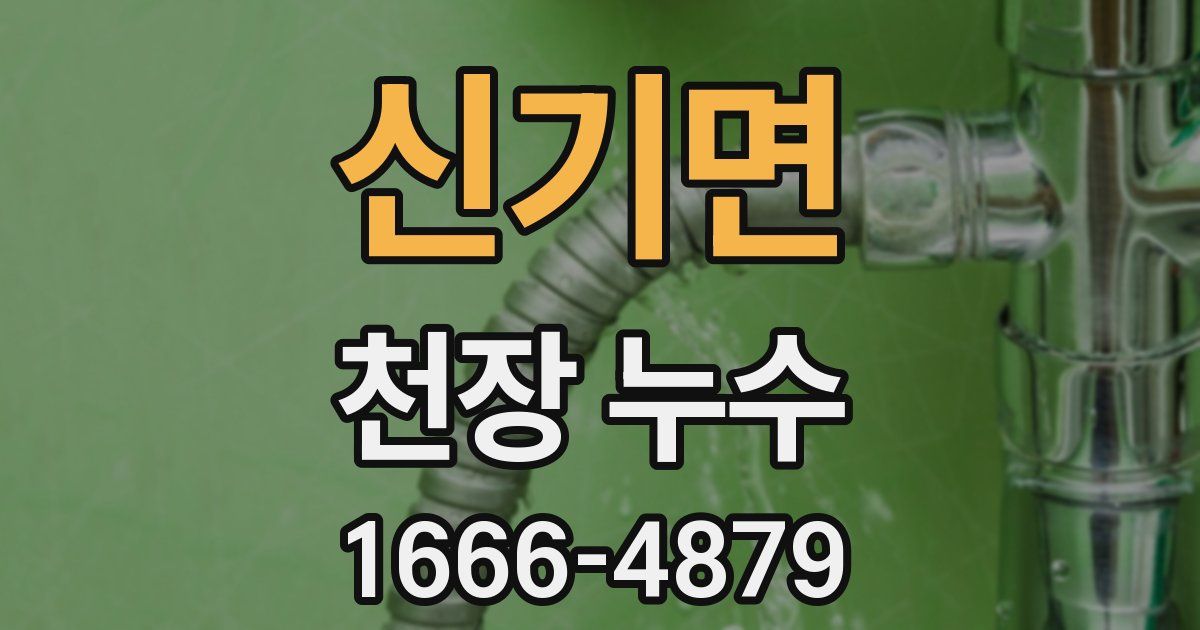 신기면 천장 누수