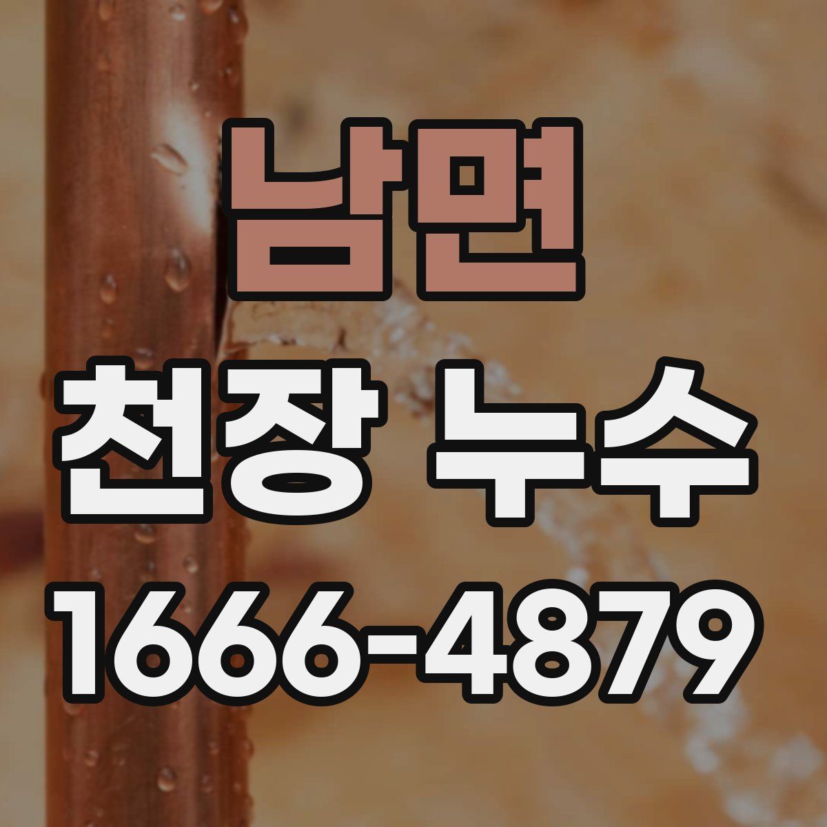 남면 천장 누수