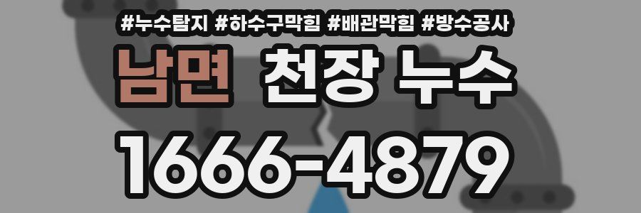남면 천장 누수