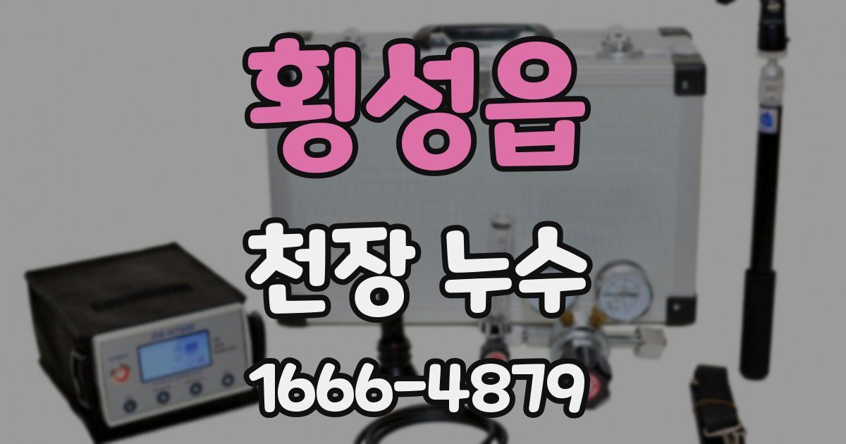 횡성읍 천장 누수