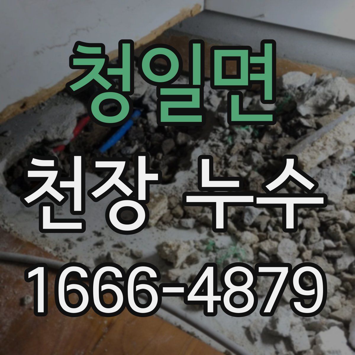 청일면 천장 누수