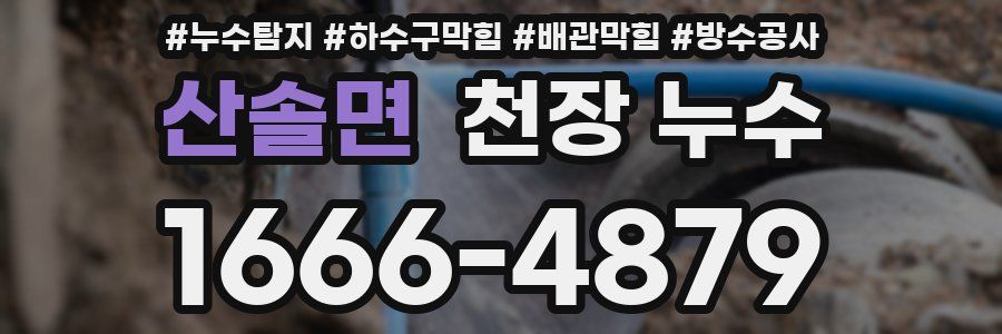 산솔면 천장 누수