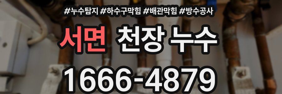 서면 천장 누수