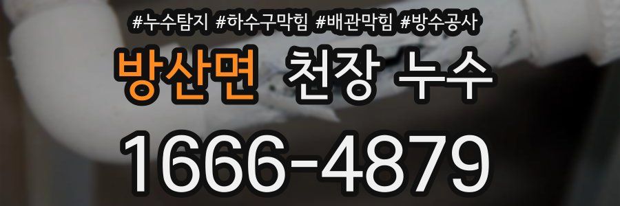 방산면 천장 누수