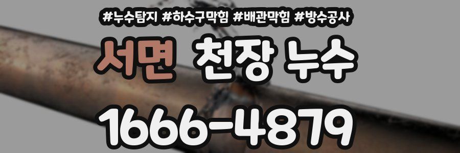 서면 천장 누수