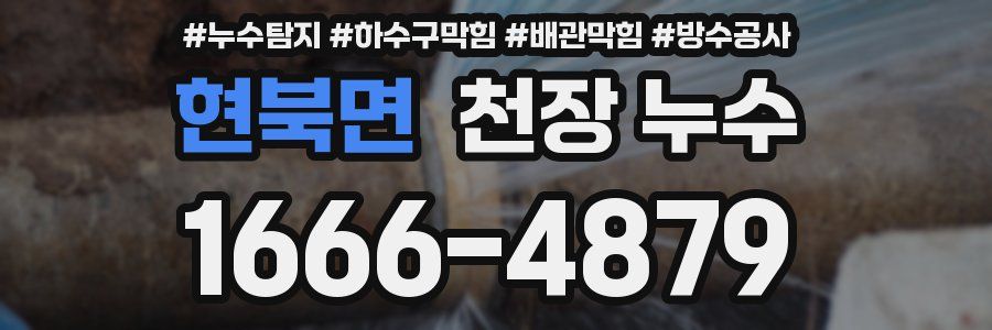현북면 천장 누수
