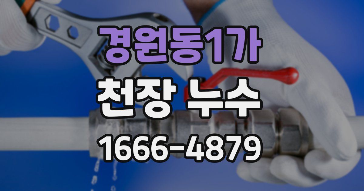 경원동1가 천장 누수