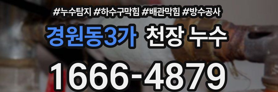 경원동3가 천장 누수