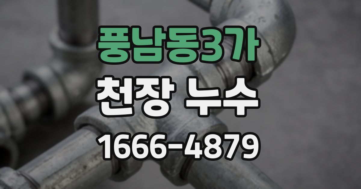 풍남동3가 천장 누수