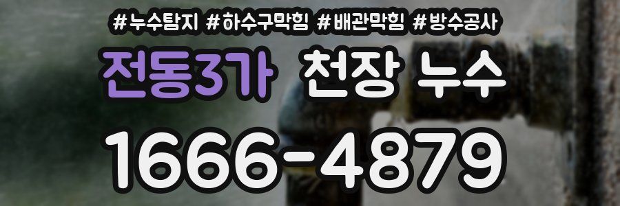 전동3가 천장 누수