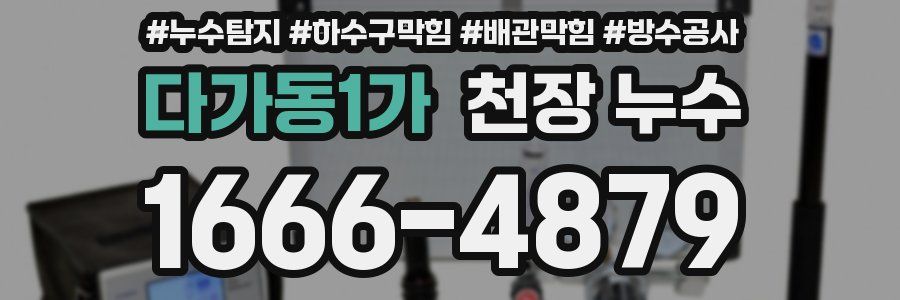 다가동1가 천장 누수
