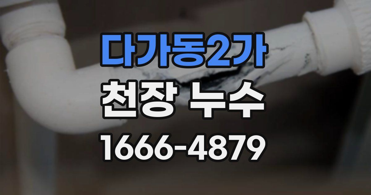 다가동2가 천장 누수