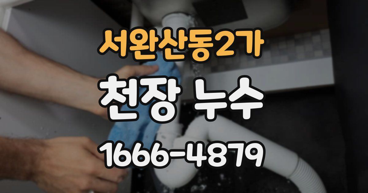 서완산동2가 천장 누수