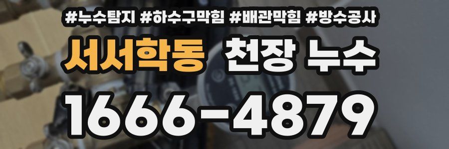 서서학동 천장 누수