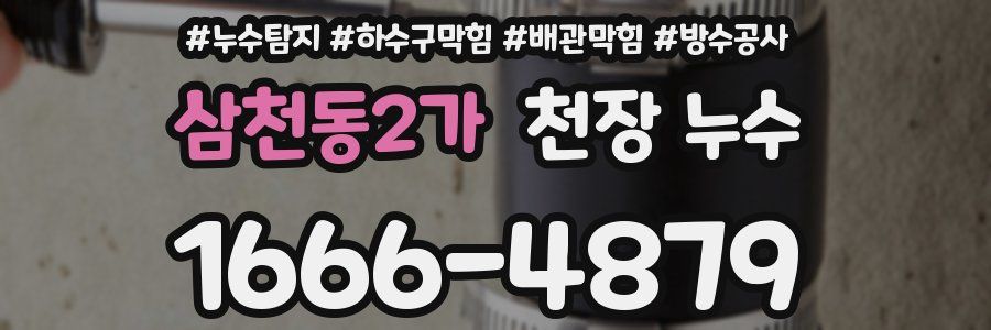 삼천동2가 천장 누수