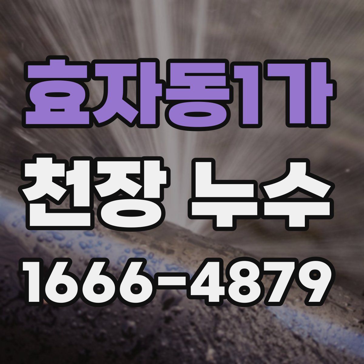 효자동1가 천장 누수