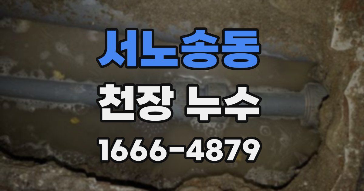 서노송동 천장 누수