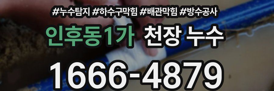 인후동1가 천장 누수
