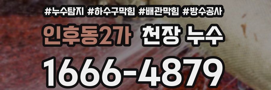 인후동2가 천장 누수