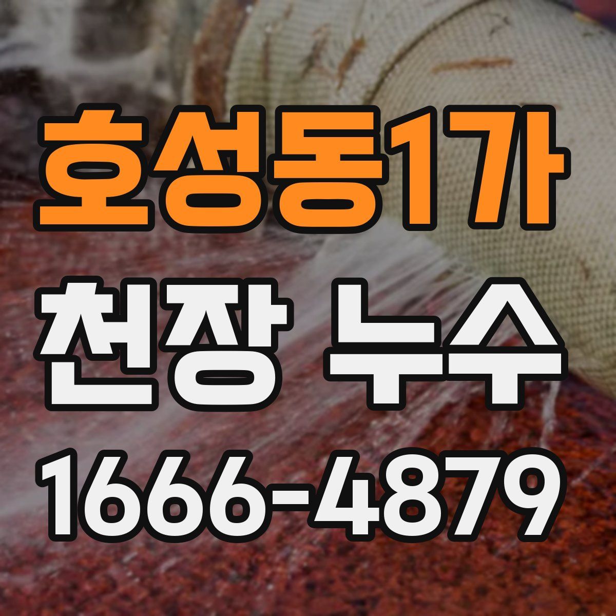 호성동1가 천장 누수