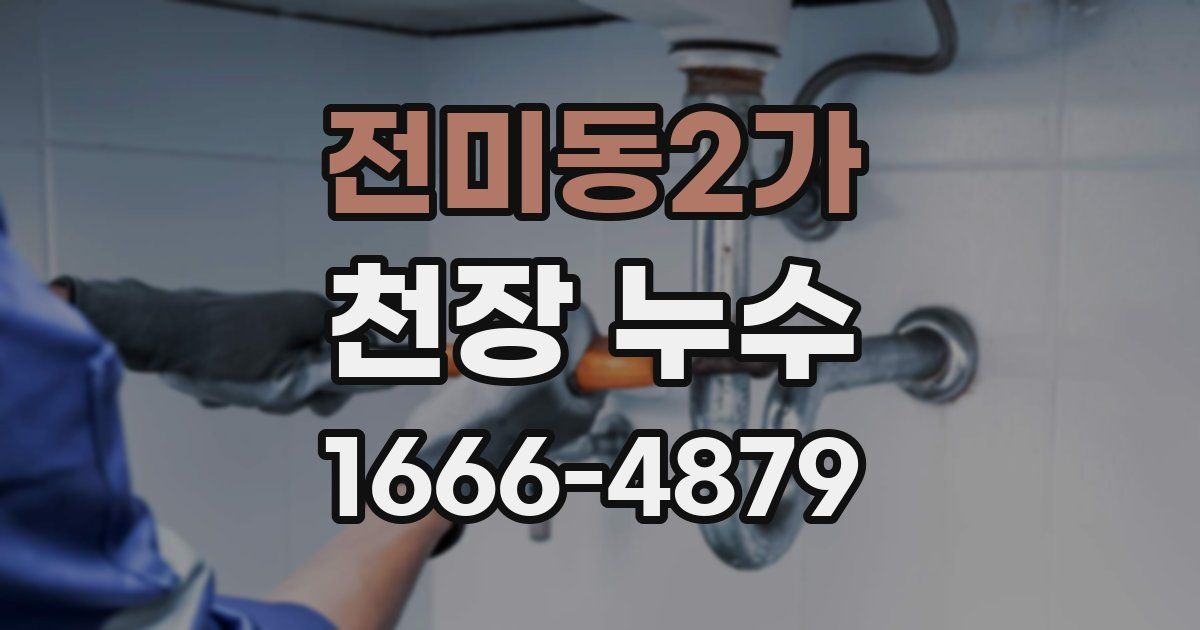 전미동2가 천장 누수