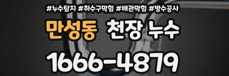 만성동 천장 누수