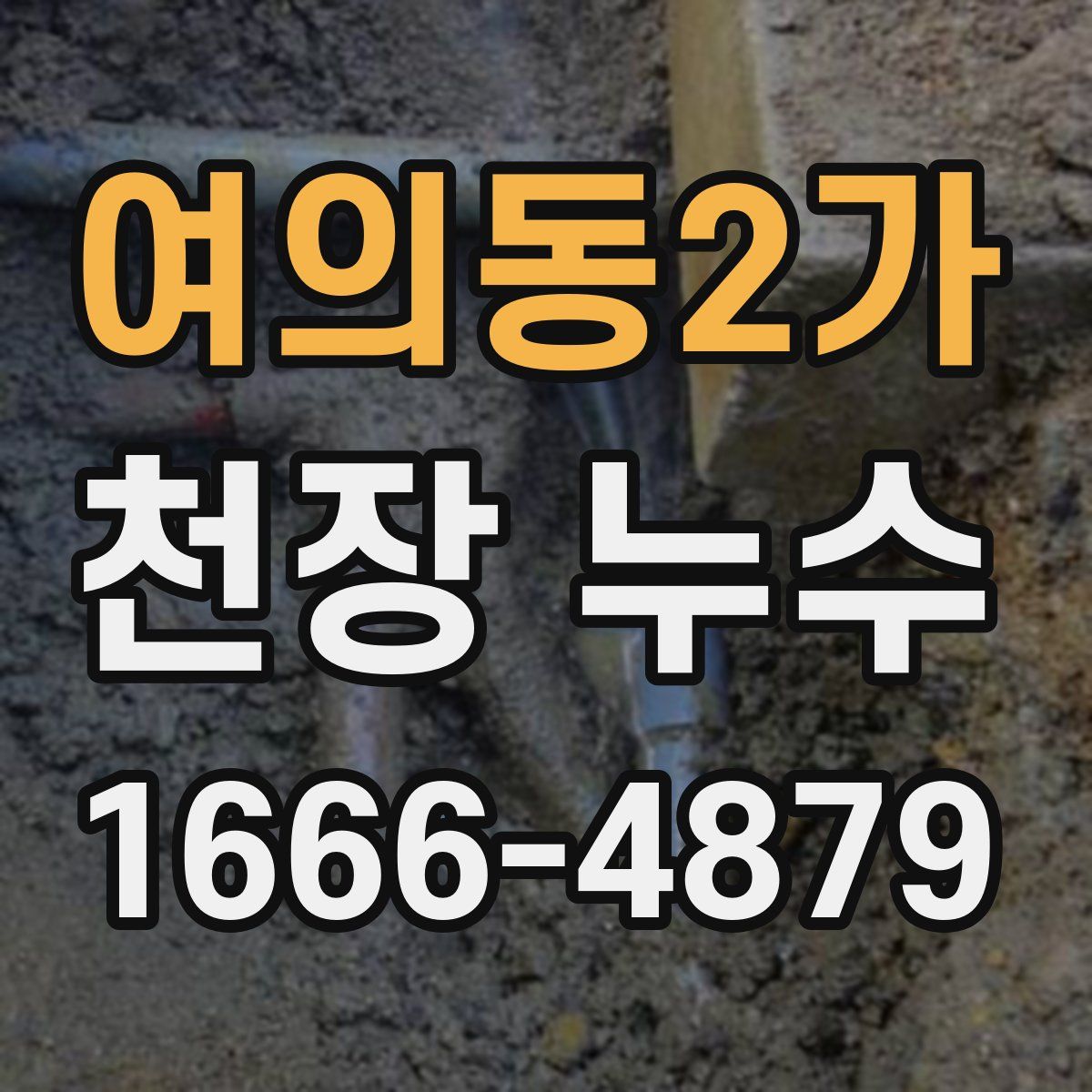 여의동2가 천장 누수