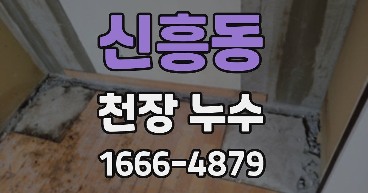 신흥동 천장 누수
