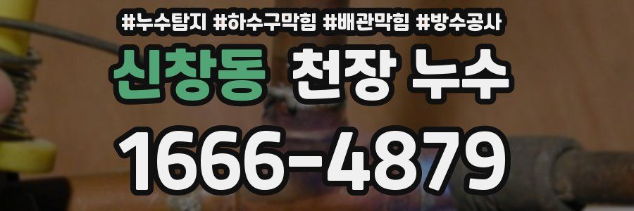 신창동 천장 누수