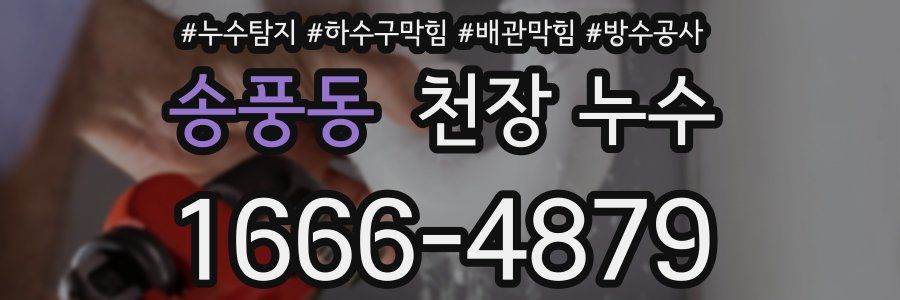 송풍동 천장 누수