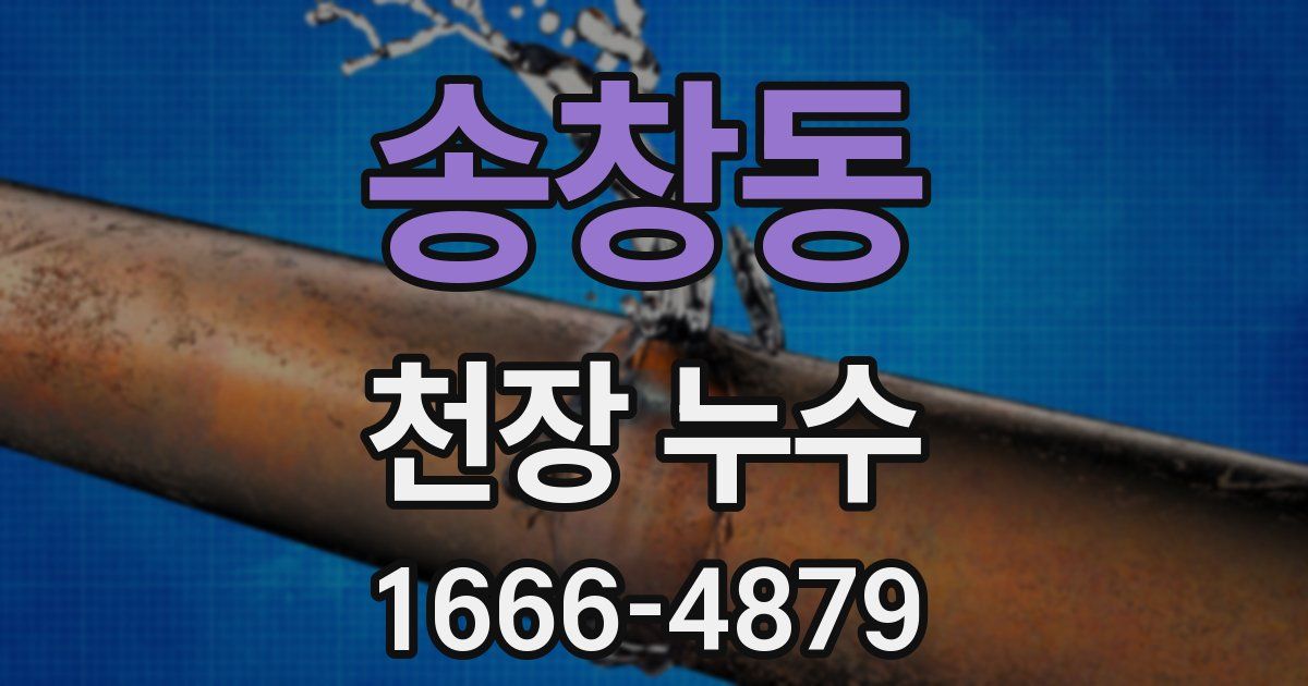 송창동 천장 누수