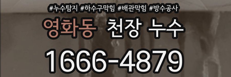 영화동 천장 누수