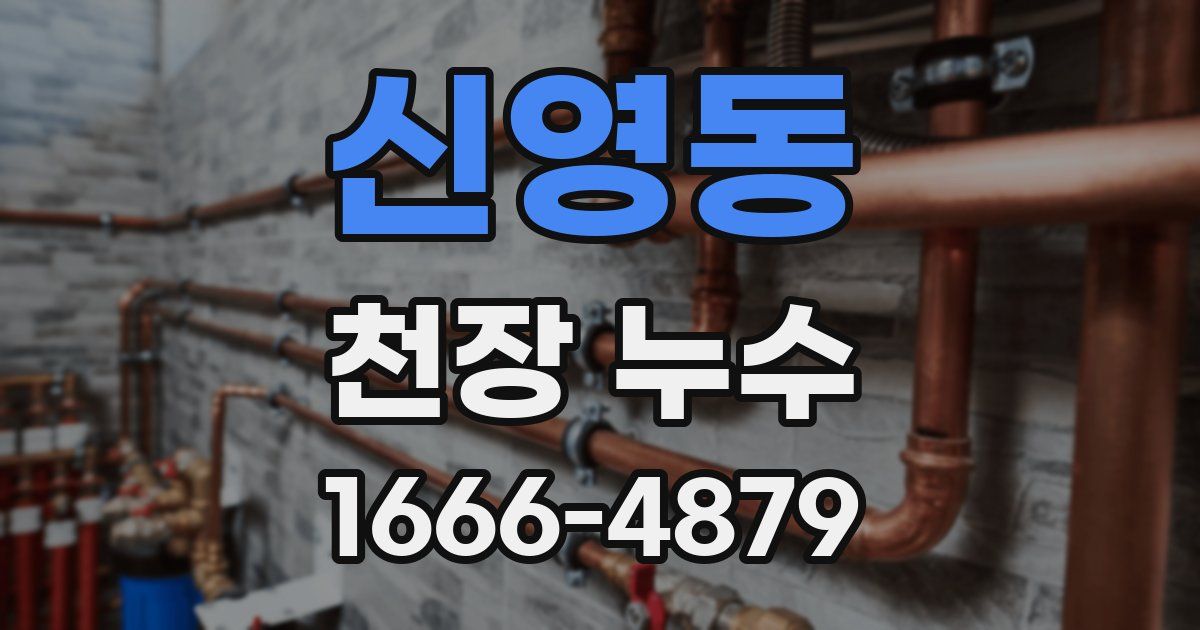 신영동 천장 누수