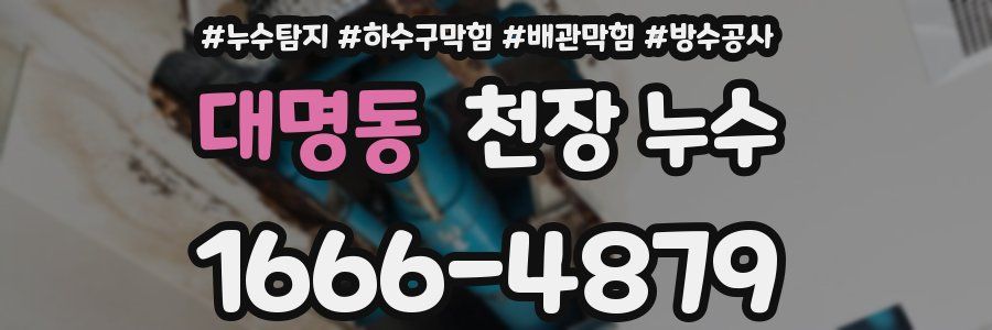 대명동 천장 누수
