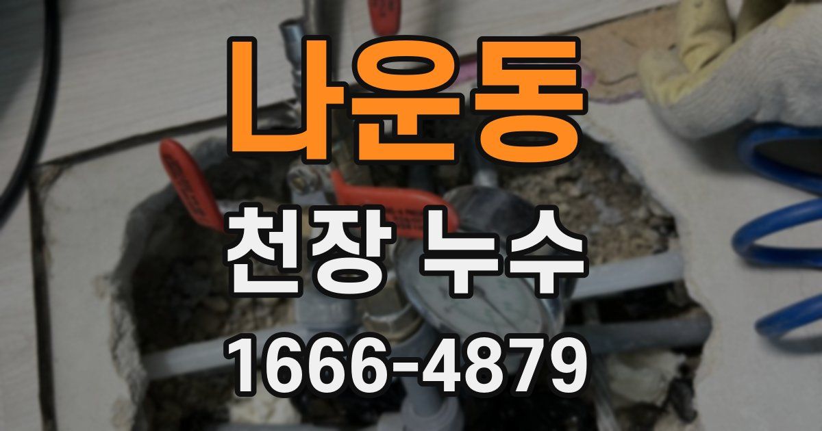 나운동 천장 누수