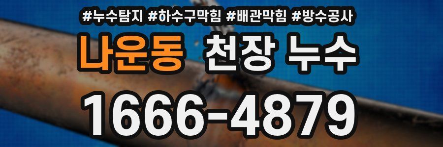 나운동 천장 누수