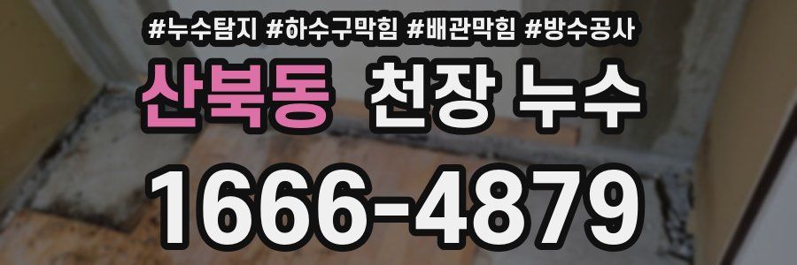 산북동 천장 누수