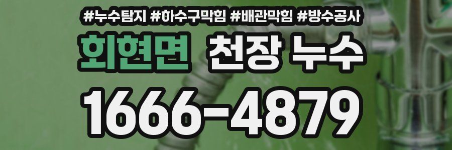 회현면 천장 누수