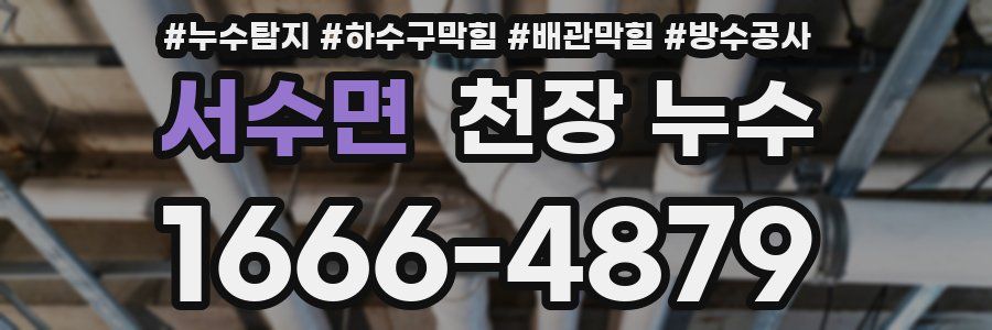서수면 천장 누수