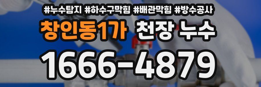 창인동1가 천장 누수