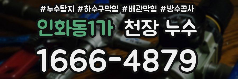 인화동1가 천장 누수