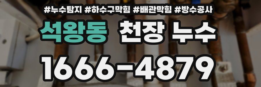 석왕동 천장 누수