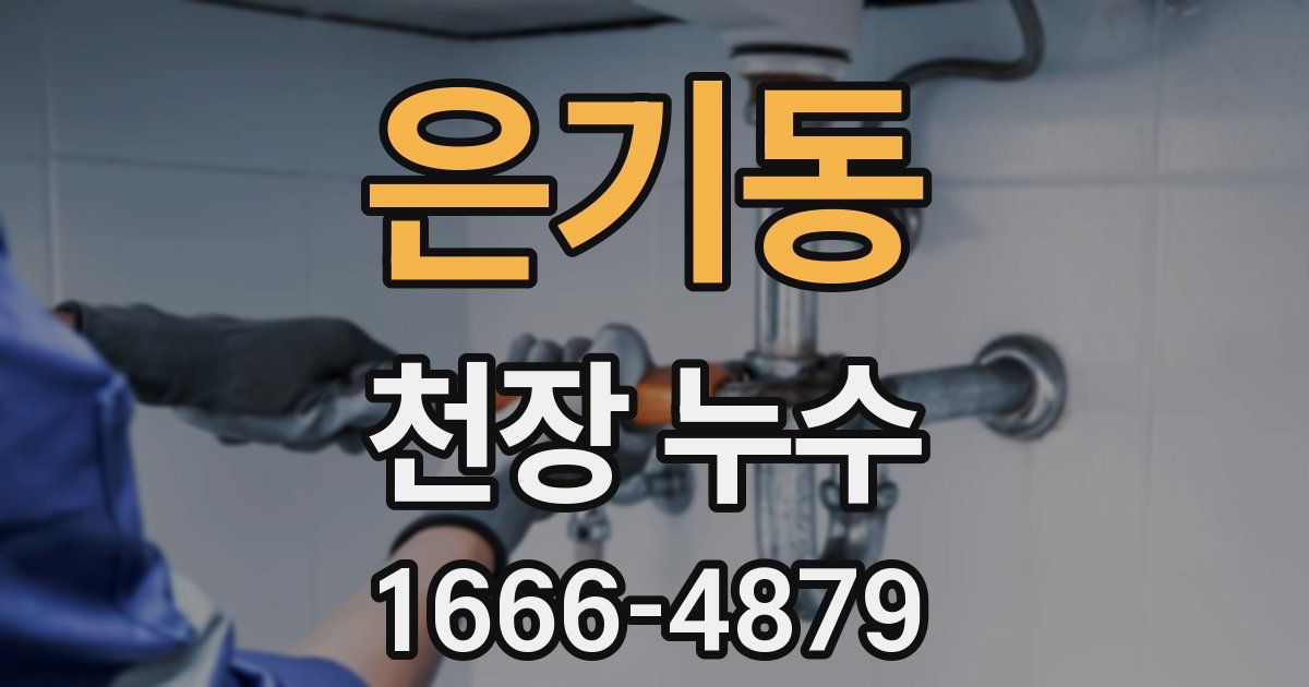 은기동 천장 누수
