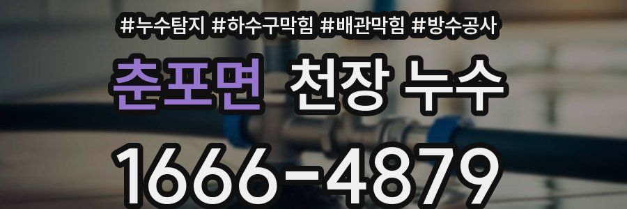 춘포면 천장 누수